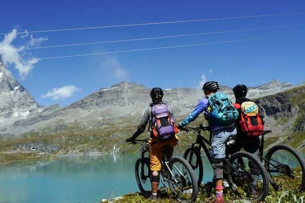 Mountainbike Fahrtechnik TrailCampin Latsch und Aosta